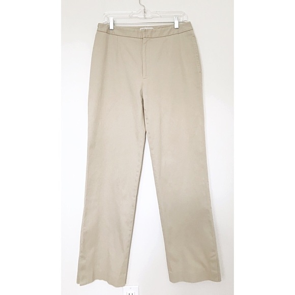 DOLCE & GABBANA Stretch Straight Leg Khaki Chinos - Picture 1 of 8